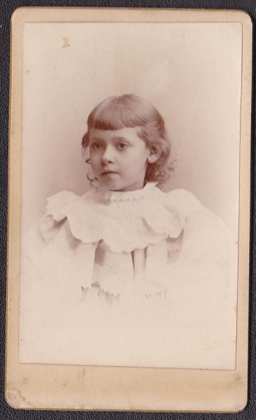 Primary image for Sara (or) Isara Norris CDV Photo of Pretty Little Girl - Carrington, England