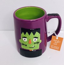 Coffee Mug Lang Purple Halloween Frankenstein Mug - $21.22