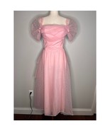 1950s Pastel Pink Tiered Barbie Glinda Coquette Fairy Tulle Cupcake Prom... - £131.06 GBP