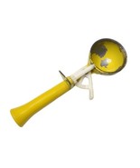 Vintage Bonny Products NY Yellow Mechanical  Ice Cream Scoop USA - £3.40 GBP