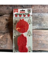 Hello Kitty Holiday Christmas Cookie Stamp &amp; Cutter Set Wreath Stocking - $349.59 MXN