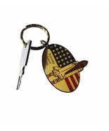 Vintage Kennedy Space Center Keychain Keyring Novelty Advertising Souvenir - £18.74 GBP