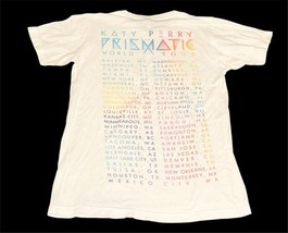 Katy Perry Prismatic World Tour 2014 White Graphic Concert T-Shirt Adult Small image 4