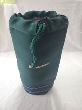 Brookstone Wine Bottle Cooler Insulated Travel Carrier Tote Bag Picnic Green - £18.90 GBP