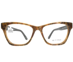 Etro Eyeglasses Frames ET2626 211 Brown Cat Eye Full Rim Paisley 52-16-140 - £51.05 GBP