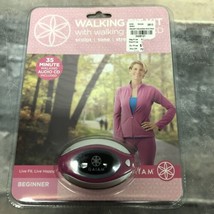 Magenta Pink Gaiam Walking Fit Kit Lightweight walking Pedometer Beginne... - $7.51