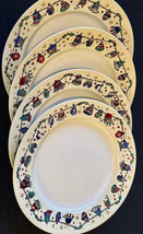 Christmas Plates Papal Gifts Warm Hearts 4) 10-7/8&quot; replacement plates C... - $24.00