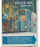 NEW YORK CITY SUBWAY MAP &amp; GUIDE 1964 - NEW YORK CITY WORLD&#39;S FAIR Gentl... - $53.49 CAD