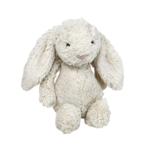 12&quot; Jellycat Bashfful White Bunny Rabbit Stuffed Animal Plush Toy Soft Long Ears - £29.13 GBP