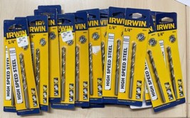 Irwin High Speed Steel 1/4&quot; Drill Bit 60516 Pack of 25 - $98.99