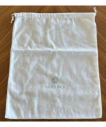 VERSACE White Drawstring Dust Bag Purse Bag Shoes Cover 14” x 17” Luxury... - €16,92 EUR