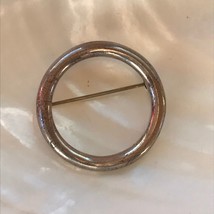 Vintage Sterling Silver Marked Tubular Open Circle Pin Brooch – signed on back - £14.48 GBP