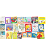 22 Kids Books Some Vintage 1 w/ Cassette Clifford Curious George Iggy Pi... - £26.47 GBP