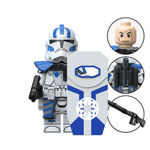 501st Legion Star Wars Clone Trooper Minifigure with Tactical Gear - $3.60