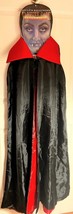 Vintage NOS Adult Vampire Cape Reverisble Black/Red 50&quot; Length Cos Play - $14.85