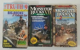 Deer Hunting Monster Bucks Vhs Lot - See Description For Titles - £14.06 GBP