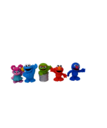 Lot of 5 Sesame Street Figures 2014 Hasbro Elmo Oscar Grover Abby Cookie... - $8.90