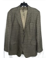 Emanuel Ungaro Men&#39;s Blazer Olive Green Plaid Size 42 R - $78.21