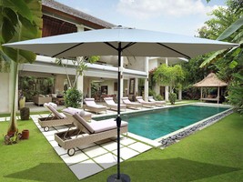 6x9ft Patio Umbrella: Crank, Tilt, Waterproof - $1,789.25 MXN