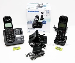 Panasonic KX-TGL432B Dect 6.0 2 Handset Landline Telephone - £18.04 GBP