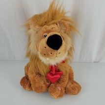 Kids of America Stuffed Plush Lion Singing Musical Wild Thing Hearts Val... - £31.06 GBP