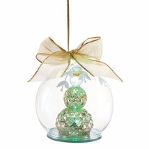 Lenox Wonder Ball Lighted Glass Snowman Ornament Color Changing Christmas NEW - £7.47 GBP