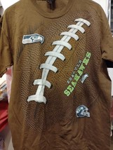 SEATTLE SEAHAWKS  New with tags FOOTBALL IMAGE T-Shirt NFL - $24.99