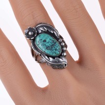 sz8 Vintage Katherine Chiquito Navajo Sterling and turquoise ring - £87.26 GBP