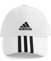 Adidas 3-Stripes Cotton Twill Baseball Cap Unisex Headwear Hat White NWT... - $37.71