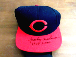 SPARKY ANDERSON HOF 2000 WSC REDS SIGNED AUTO VTG AMERICAN NEEDLE CAP HA... - £235.35 GBP