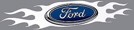 For 1999-20004 Ford F250 Super Duty Chrome Grille Flame Emblem Base Badge Decal - £21.80 GBP