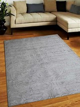 Glitzy Rugs UBSSS0009W0032A9 5 x 8 ft. Hand Woven Viscose &amp; Silk Area Rug, S - £256.30 GBP