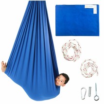 Sensory Swing - X-Large Therapy Swing - 95% Cotton - Blue Compression Sw... - £116.91 GBP