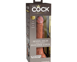 Pipedream King Cock Elite 7 in. Dual Density Silicone Dildo With Suction... - $74.20