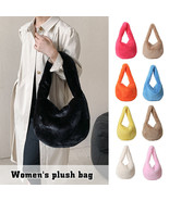 Women Fashion Furry Plush Bag Shoulder Bag Autumn Winter Handbags Fluffy... - £12.94 GBP