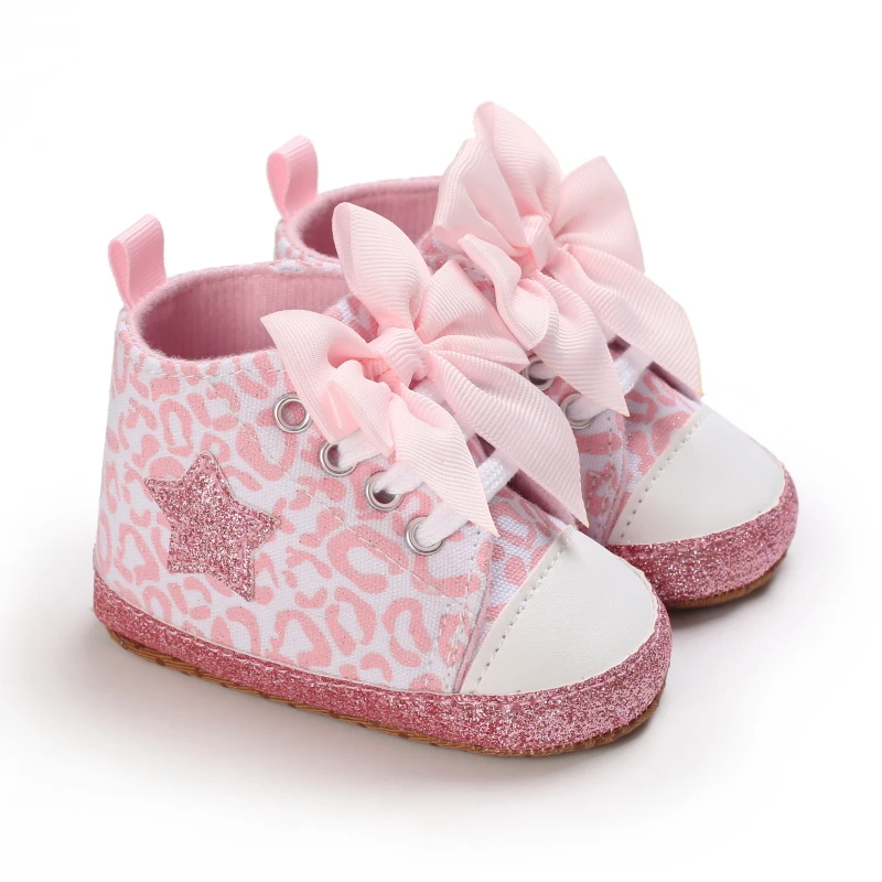 Play Pink Baby Shoes Princess Fashion Sneakers Infant Toddler Soft sole Anti Sli - £23.09 GBP