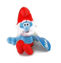 Papa Smurf plush marionette string puppet 2011 original tags &amp; label attached - £13.39 GBP