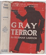 Herman Landon Gray Terror 1923 1st in dj v/scarce in series - $45.00