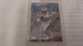 1997 Topps Football Finest Masters Silver Uncommon M10 #137 Jerry Rice - $45.00