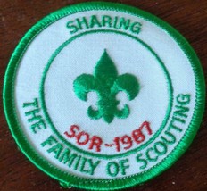 Vintage Boy Scout 1987 Sew-On/Iron-On Patch – Gently Used – VGC – COLLEC... - £4.74 GBP