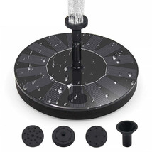 Solar Fountain Floating Water Pump 7V 1W Outdoor Solar Panel Water Fount... - £20.33 GBP+