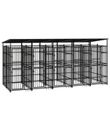  Dog Kennel Black Powder-coated steel Large Dog Kennel - $5,572.70 CAD