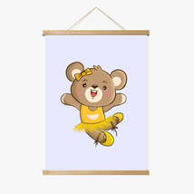 Brooklyn the Bear Magnetic Wood Frame Hanger by Dancing Littles Jungle - $39.99