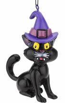 Tree Buddees Black Cat with Witches Hat Halloween Ornament Decoration Or... - $15.95