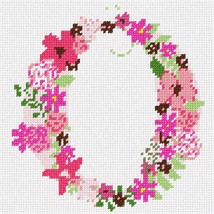 Pepita Needlepoint kit: The Letter O Flowering, 7&quot; x 7&quot; - $50.00+