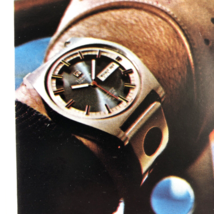 Original 1970 Tissot PR516 GL Men&#39;s Sportscar Driving wristwatch print ad - £19.10 GBP