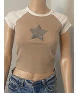 Rue21 Women Junior Short Sleeve Crop T Shirt Top XSMALL Preowned - $7.00