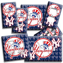 NEW YORK YANKEES BASEBALL TEAM LIGHT SWITCH OUTLET WALL PLATE COVER ROOM... - $8.09