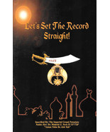 Let&#39;s Set The Record Straight by Dr. Malachi Z. York Paperback 1980 Rare... - $118.27 CAD