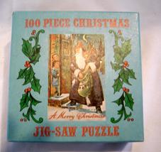 Vintage Santa Claus Christmas Jig Saw Puzzle 100 Piece - £11.98 GBP
